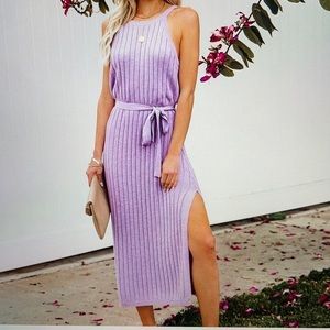 Jane Ribbed Knit Midi Dress from Vici